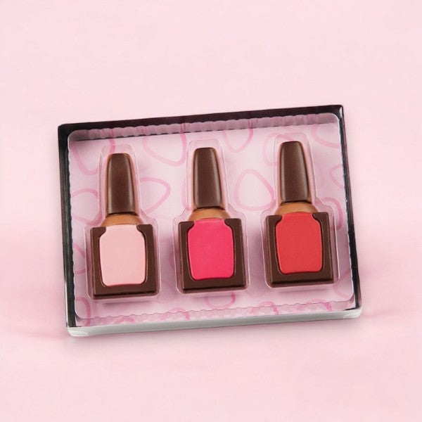 Coffret insolite vernis à ongles en chocolat - 70g