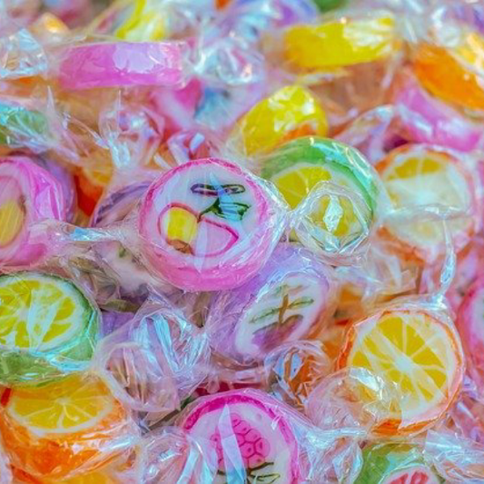 Bonbons rock "fleurs fruits" - vrac de 1kg