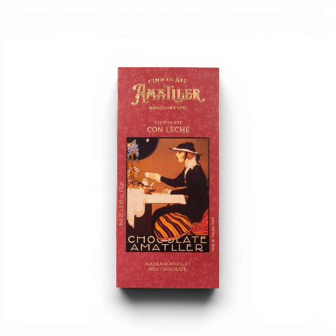 Tablette de chocolat au lait amatler - 70g
