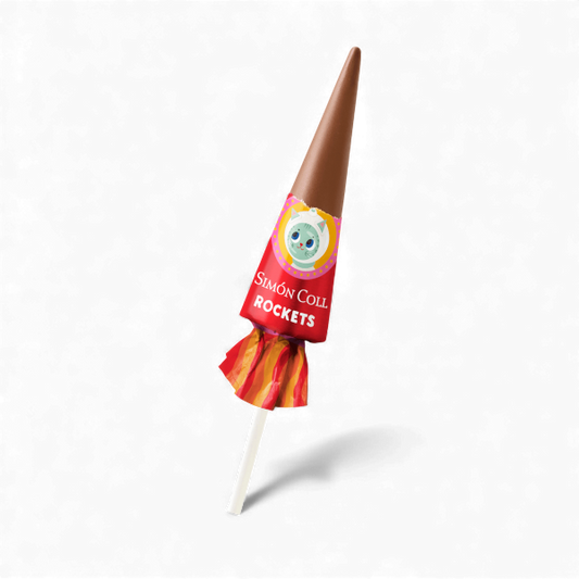 Fusées en chocolat au lait 10 g – Sans gluten