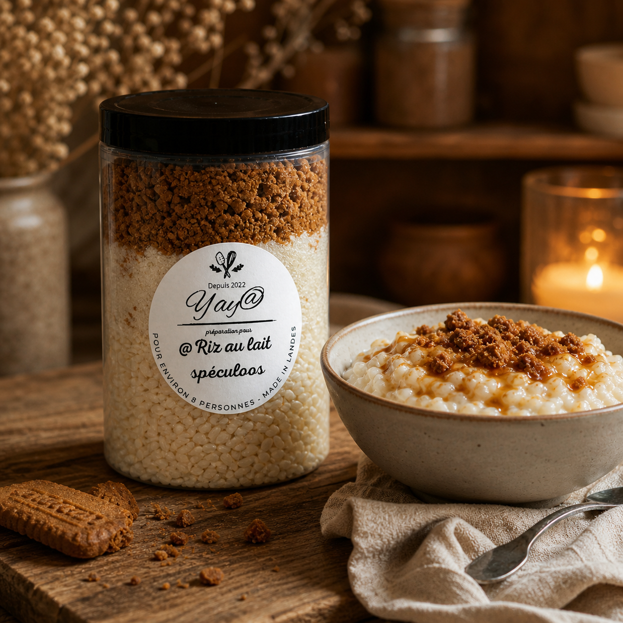 Préparation pour riz au lait spéculos - 330g