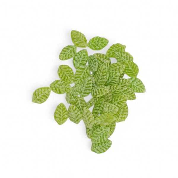 Bonbons Verveine en vrac, pastilles vertes au goût rafraîchissant de verveine et à la texture fondante.