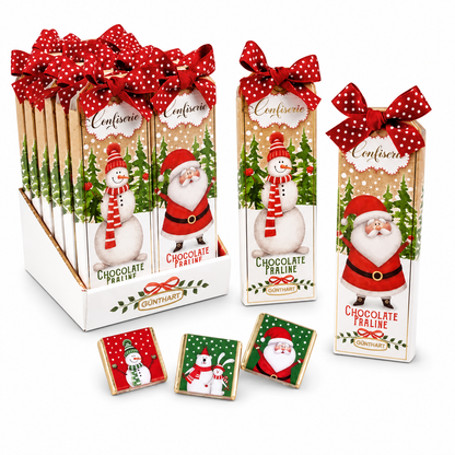 Étui petits chocolats napolitains de noël - 21g