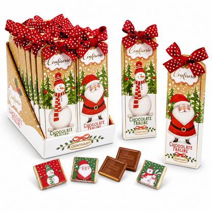 Étui petits chocolats napolitains de noël - 21g