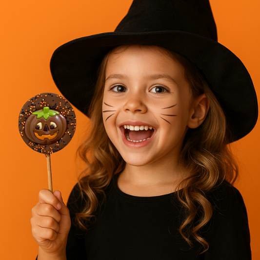 Lollipops chocolat lait citrouille - 50g