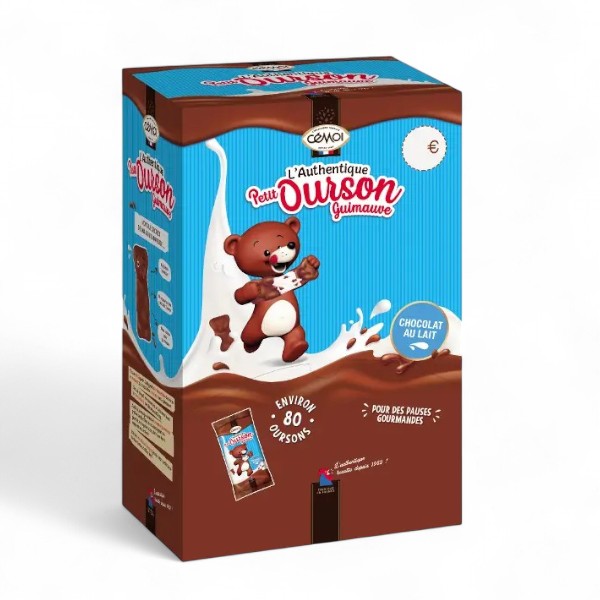 Véritable ourson guimauve lait flowpack - 11,5g