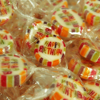 Bonbons rock "happy birthday" - vrac de  1,5kg