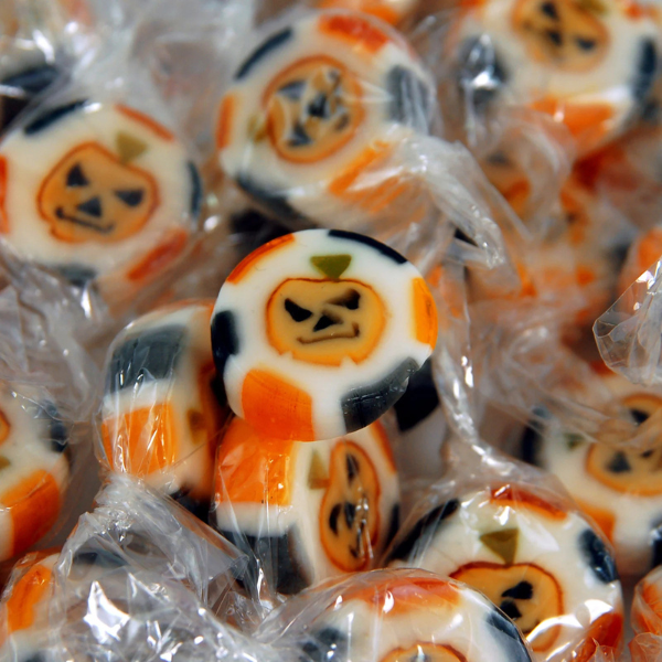 Bonbon rock citrouille - vrac de 1kg