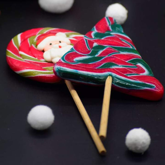 Confiserie traditionnelle sucette sapin noël - 50g