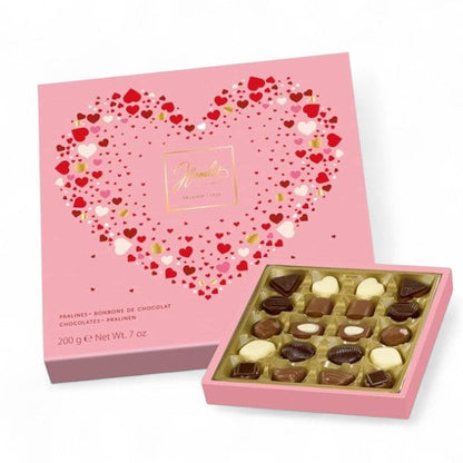 Étui assortiment de chocolats pralinés - 125g