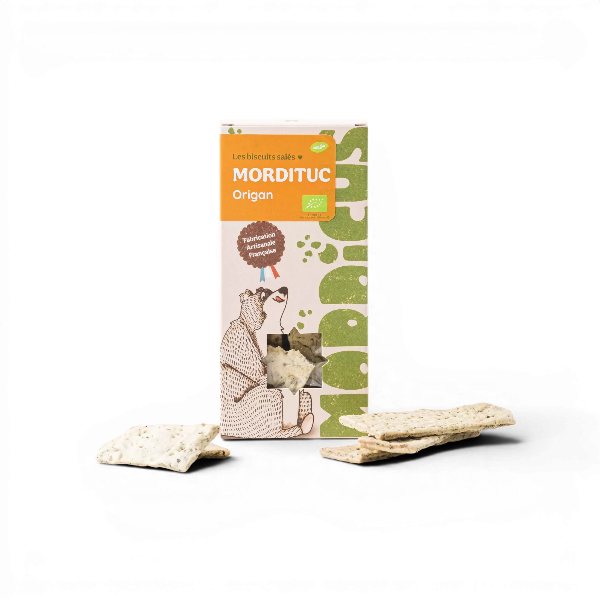 Biscuit salé Mordi-Tuc origan - 90g
