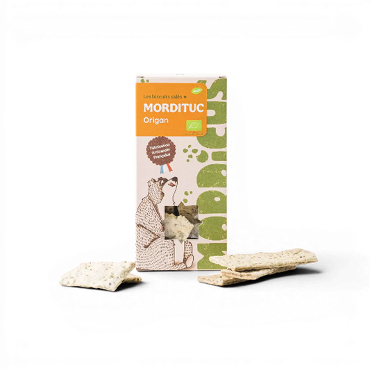 Biscuit salé Mordi-Tuc origan - 90g