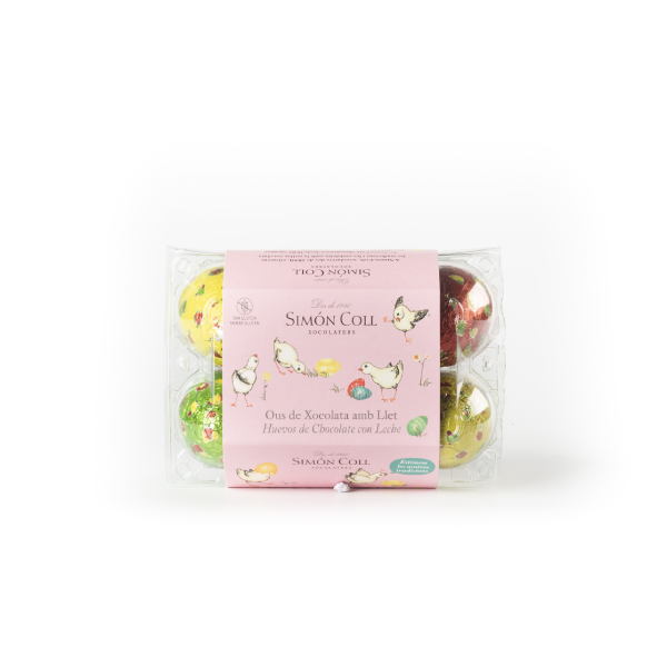 Boîte à Œufs Chocolat au Lait 150g – 6 Œufs de Pâques Gourmands