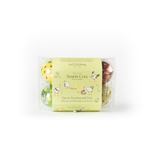Boîte à Œufs Chocolat au Lait 150g – 6 Œufs de Pâques Gourmands