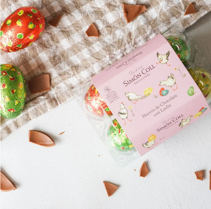 Boîte à Œufs Chocolat au Lait 150g – 6 Œufs de Pâques Gourmands