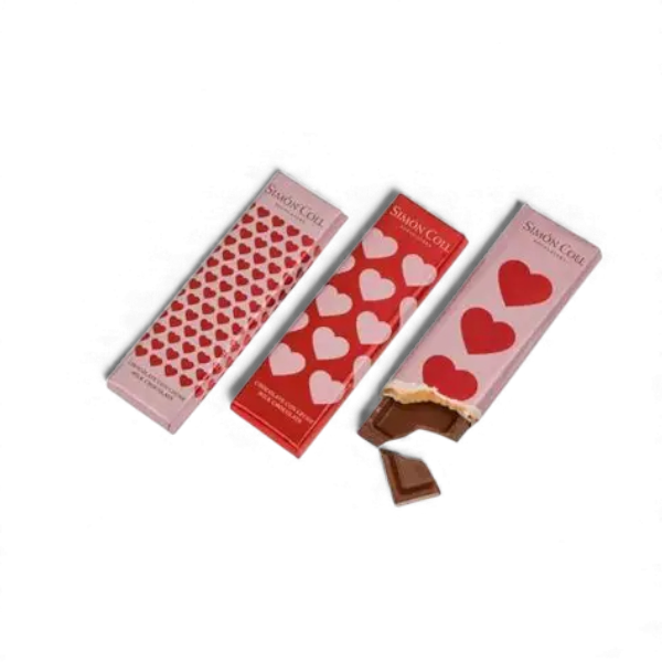 Réglette de chocolat au lait love - 54g