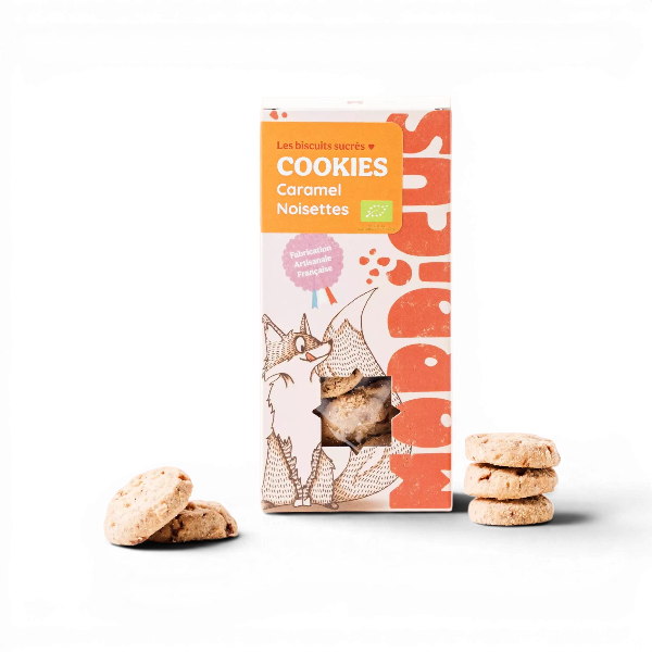 Cookies caramel & noisettes - 100g