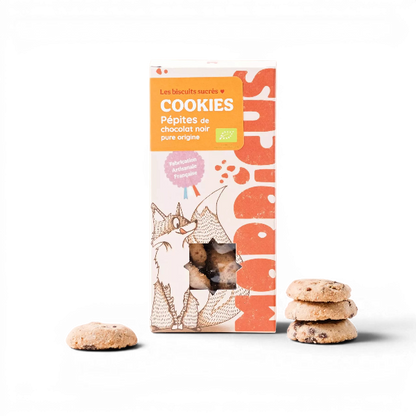 Cookies pépites de chocolat 70 % pure origine - 100g