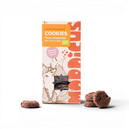 Cookies tout chocolat pure origine - 100g