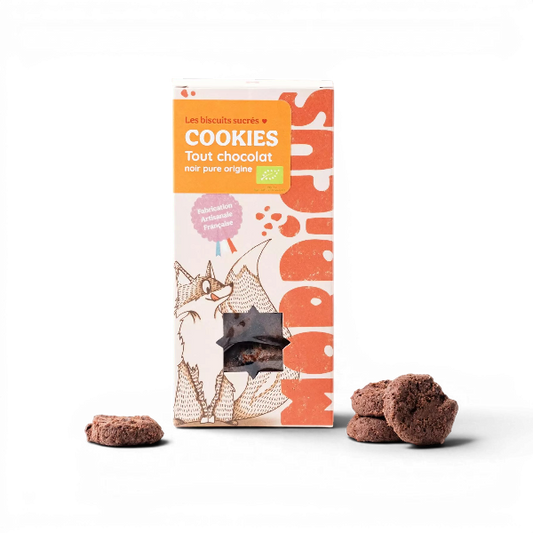 Cookies tout chocolat pure origine - 100g