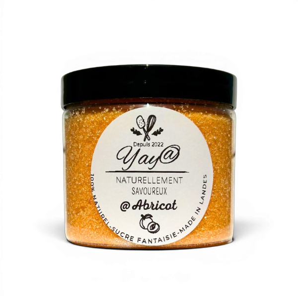 Sucre aromatisé abricot - Pot de 200g