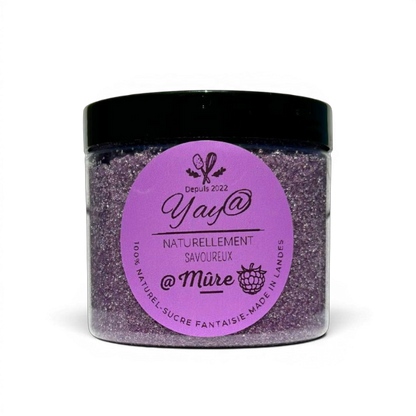 Sucre aromatisé mûre - Pot de  200g