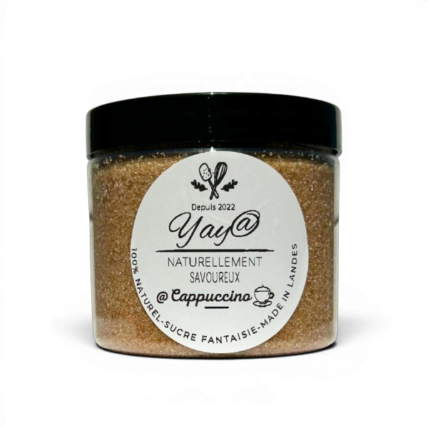 Sucre aromatisé cappuccino - Pot de 200g