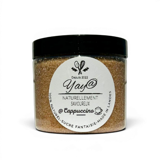 Sucre aromatisé cappuccino - Pot de 200g