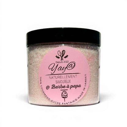 Sucre aromatisé barbe à papa - Pot de 200g