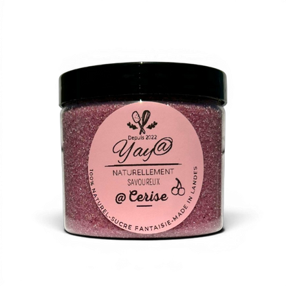 Sucre aromatisé cerise - Pot de 200g