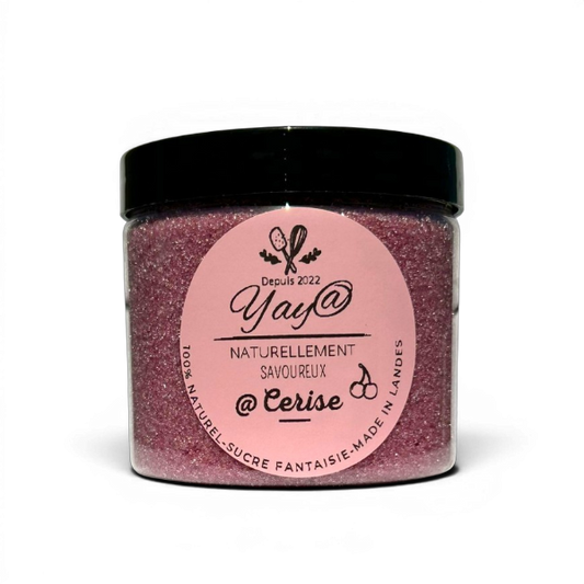 Sucre aromatisé cerise - Pot de 200g