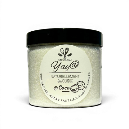 Sucre aromatisé coco - Pot de 200g