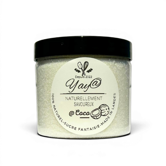 Sucre aromatisé coco - Pot de 200g