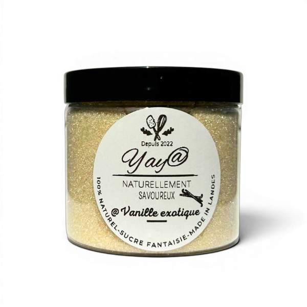 Sucre aromatisé vanille exotique - Pot de 200g