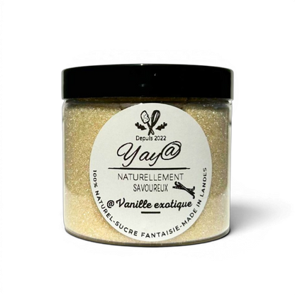 Sucre aromatisé vanille exotique - Pot de 200g
