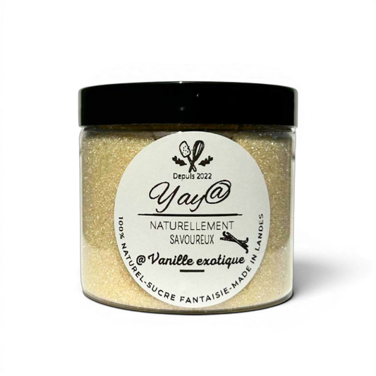 Sucre aromatisé vanille exotique - Pot de 200g