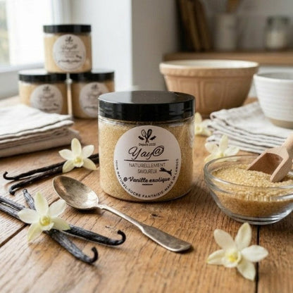 Sucre aromatisé vanille exotique - Pot de 200g