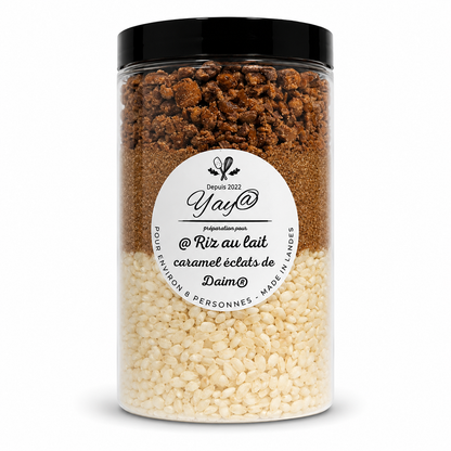 Préparation riz au lait caramel & éclat de Daim - 350g