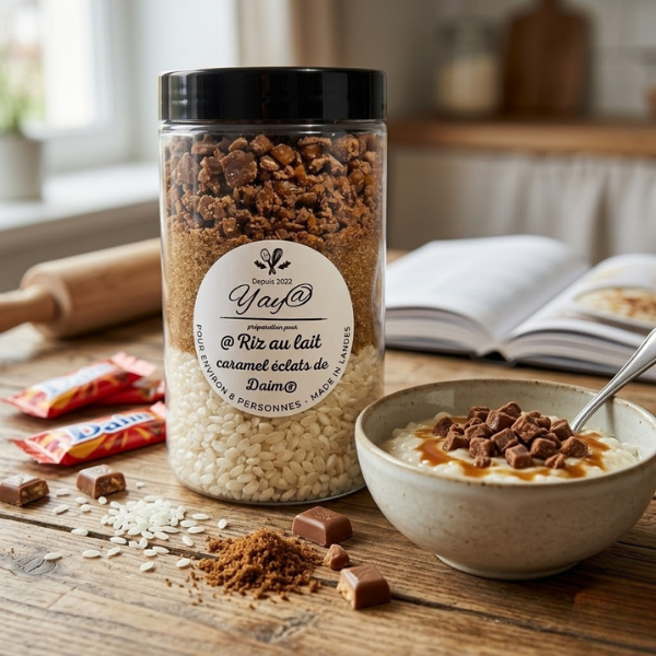 Préparation riz au lait caramel & éclat de Daim - 350g