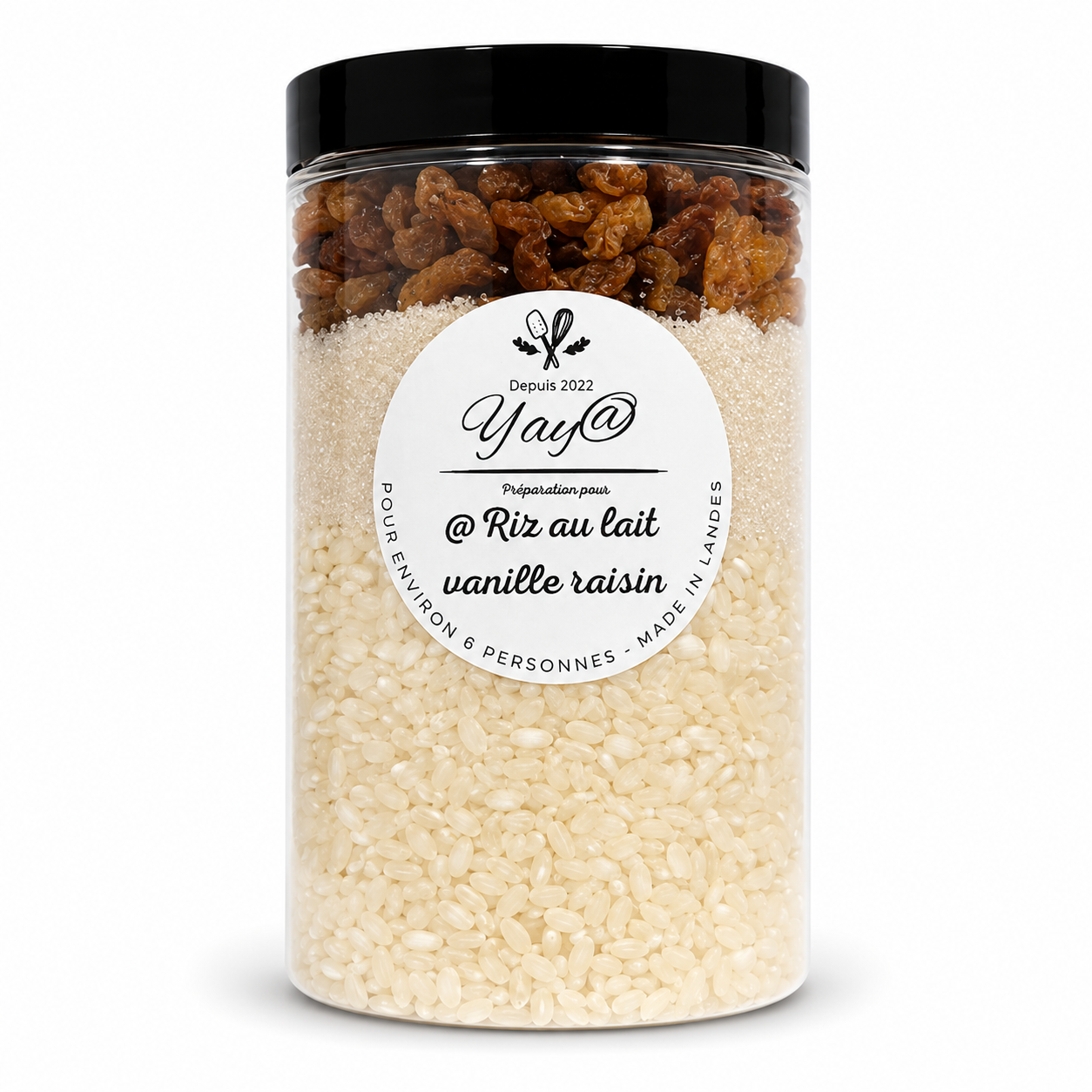 Préparation pour riz au lait vanille & raisin - 360g