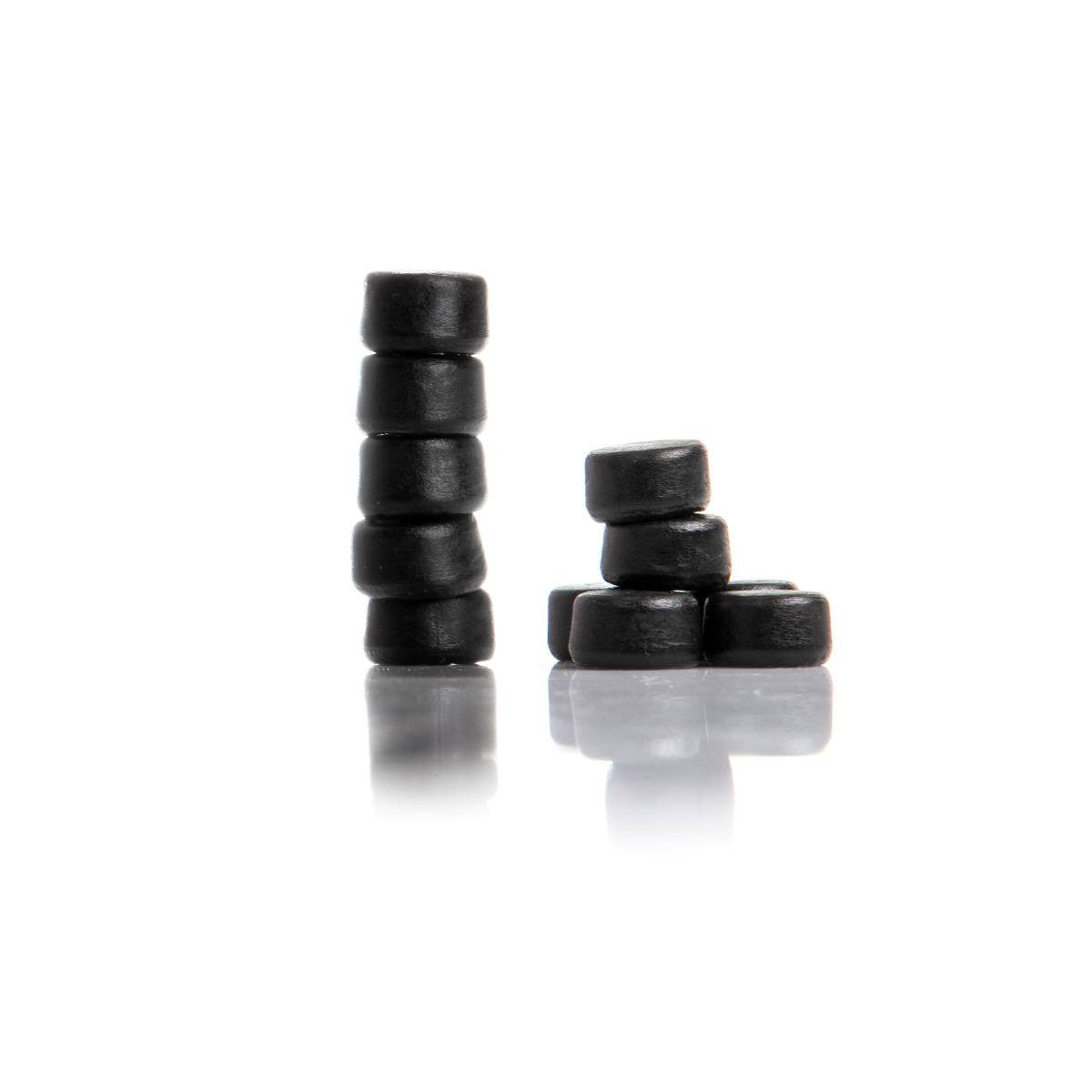 Réglisses molles italiennes “Senatori” en vrac, dragées de réglisse enrobées de gomme arabique parfumées à la violette.