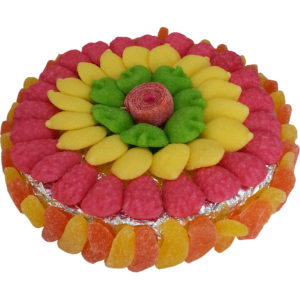 Tarte aux fruits de bonbons
