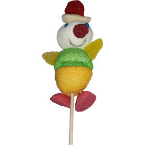 Brochette de bonbons clown