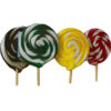 Lot de 4 sucettes ronde foraine