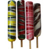 Lot de 4 sucettes torsade foraine