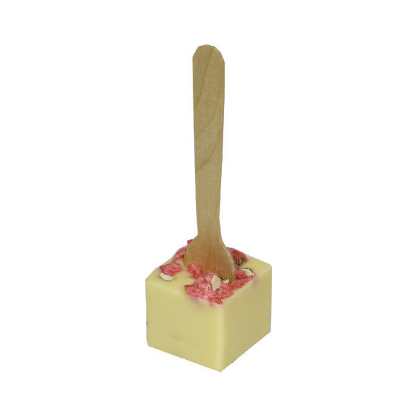 CBC017 CUILLERE CHOCOLAT BLANC PRALINE ROSE