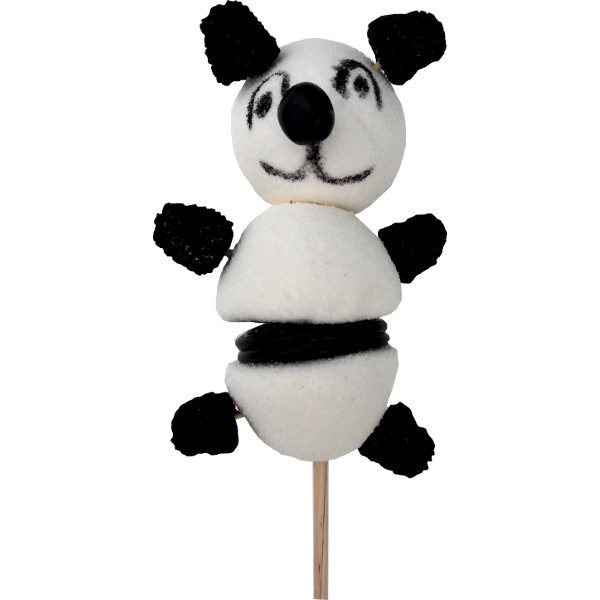 brochette de bonbons panda