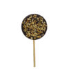 CBC062 SUCETTE RONDE CHOCOLAT NOIR PRALIN