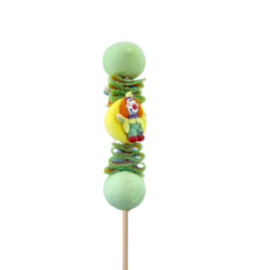 Brochette de bonbons Clown, guimauves et confiseries