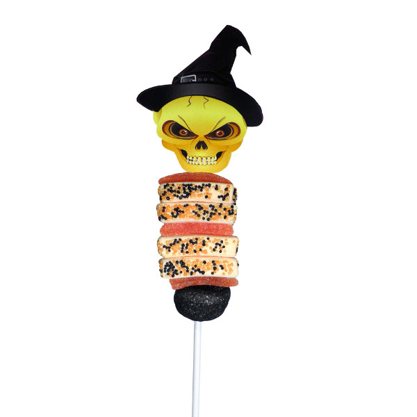 Brochette de bonbons Halloween Squelette 45g